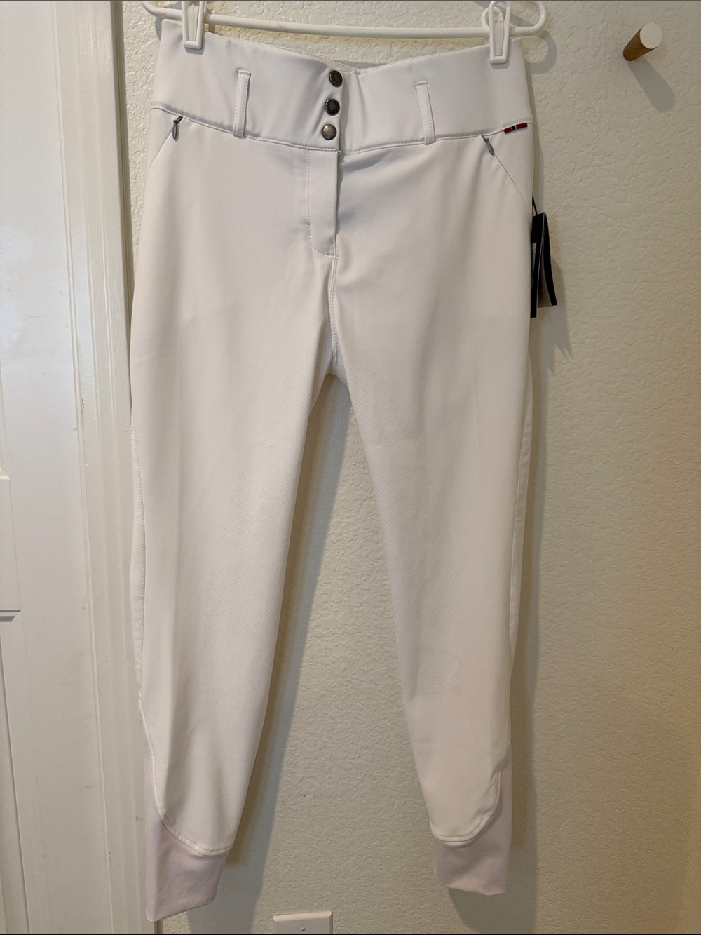B//Vertigo Women’s White Performance Riding Breeches